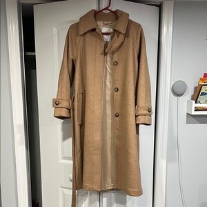 Abercrombie & Fitch Camel Wool Coat